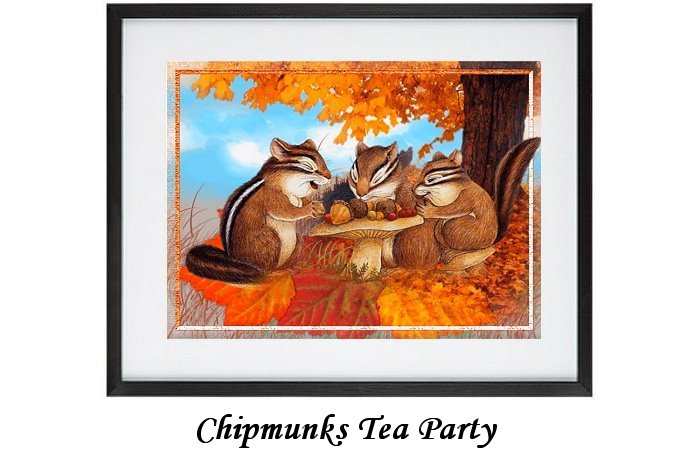 Chipmonks Tea Party